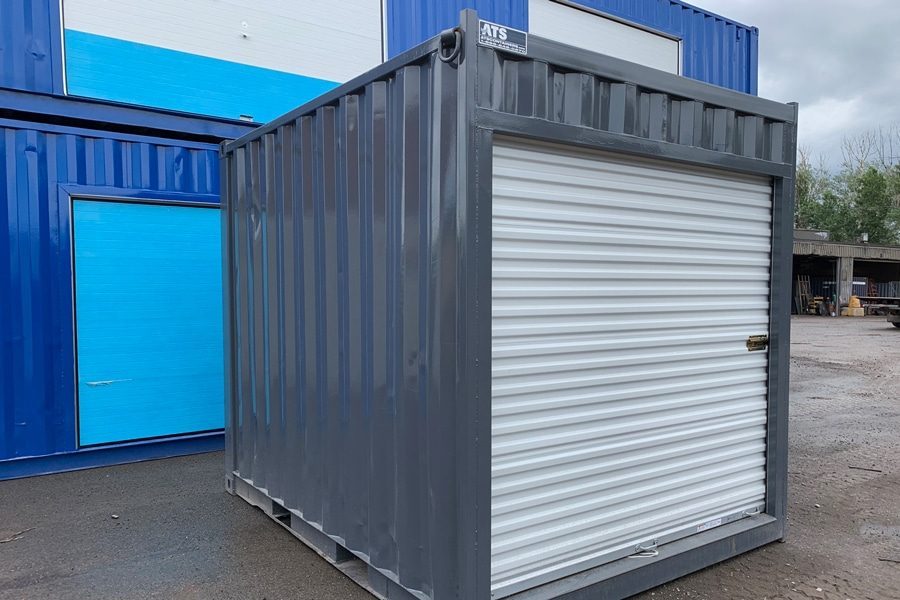 gray used 20ft shipping containers for sale, buy used shipping containers, wind and water tight shipping container, WWT shipping container, conex container for sale