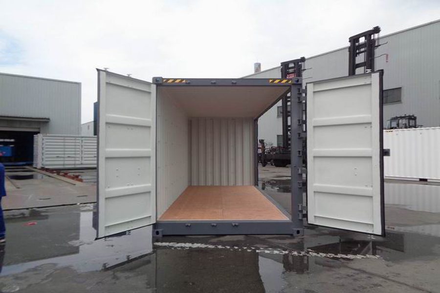 gray used 20ft shipping containers for sale, buy used shipping containers, wind and water tight shipping container, WWT shipping container, conex container for sale