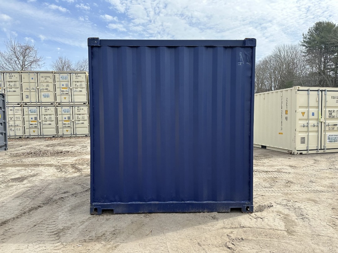 blue used 20ft shipping container for sale, buy used shipping containers, wind and water tight shipping container, WWT shipping container, conex container for sale