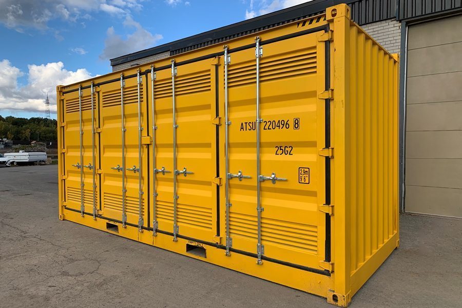 red used 20ft shipping container for sale, buy used shipping containers, wind and water tight shipping container, WWT shipping container, conex container for sale